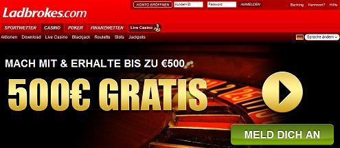 Ladbrokes Willkommensbonus