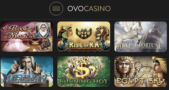 EGT Spiele im OVO Casino