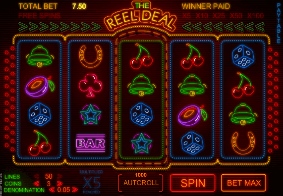 Reel Deal Online Slot VegasWinner Casino