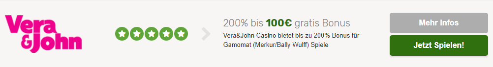 Vera&John Bonus Gamomat