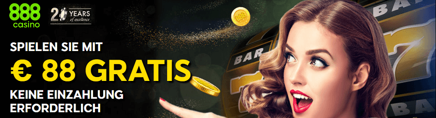 888 Casino - gratis Geld 88