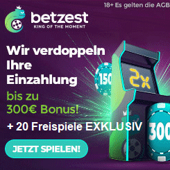 Betzest Bonus und Freispiele ohne Einzahlung