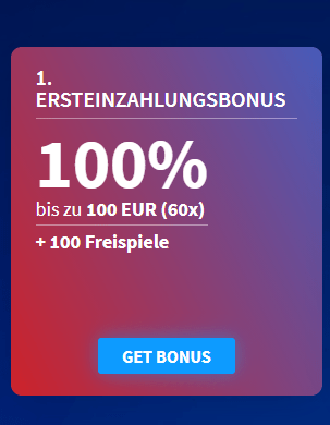 WIldBlaster 100 Prozent Bonus