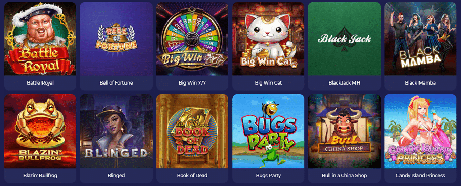 Play'n Go Slots und Tischspiele ohne Limits im Bruno Casino