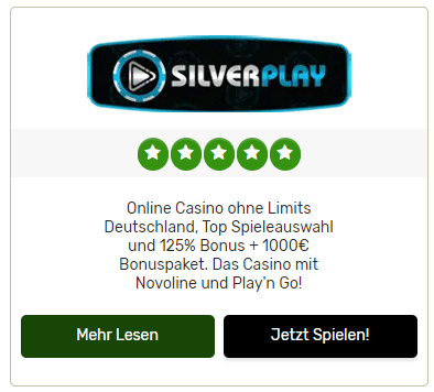 SilverPlay Bonusangebot