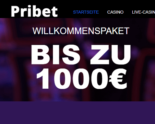 Pribet-Willkommens-Bonus