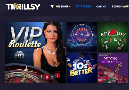 Thrillsy Live Casino