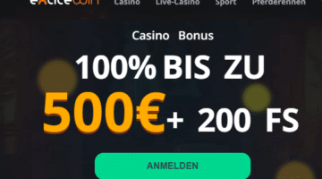 Exite Willkommen Bonus