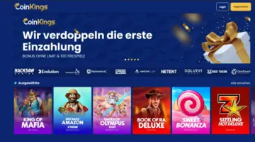 Unlimitierter Einzahlungsbonus im CoinKings Casino