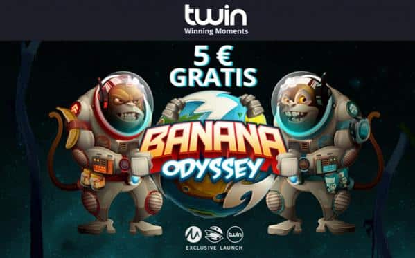Microgaming Spiel Banana Odyssey exklusiv im Twin Casino