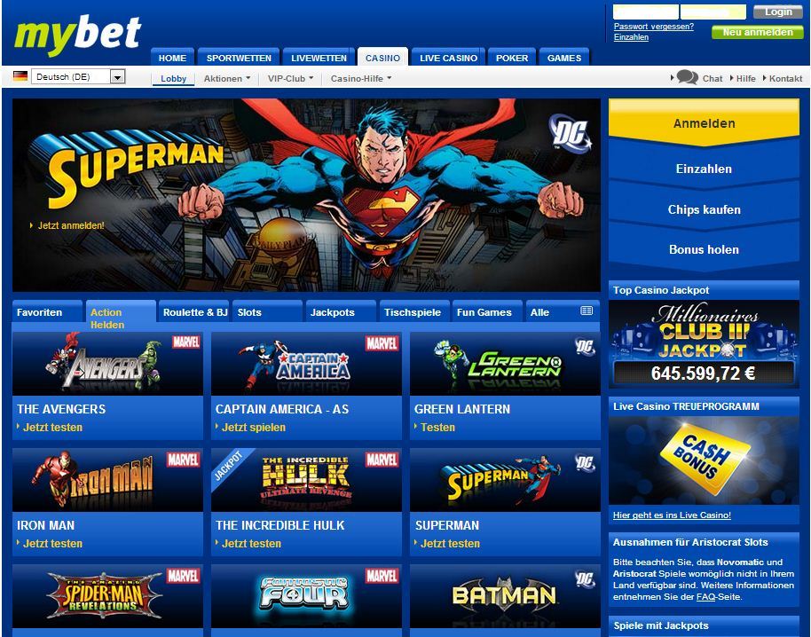 Mybet Casino sehr schnelle Zahlungen