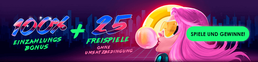 Futuriti 100% Bonus und 25 Freispiele ohne Umsatz