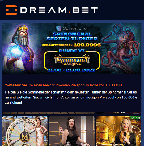 Dreambet Turniere