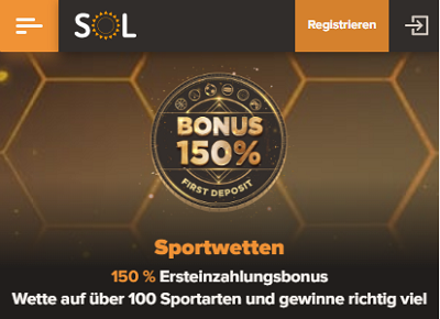 Sol Sportwetten Bonus