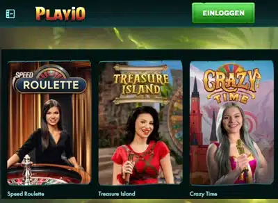 Playio Willkommen Live Casino