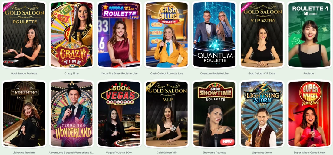 Casinolo Casino Live Tische